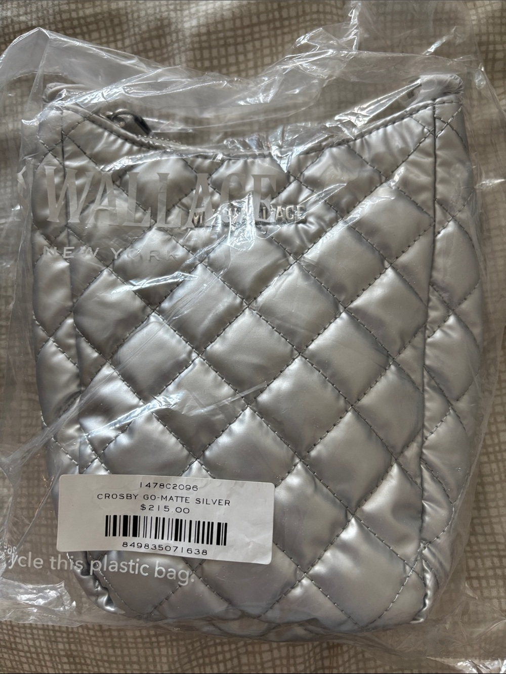 MZ Wallace Crosby Go Matte Silver